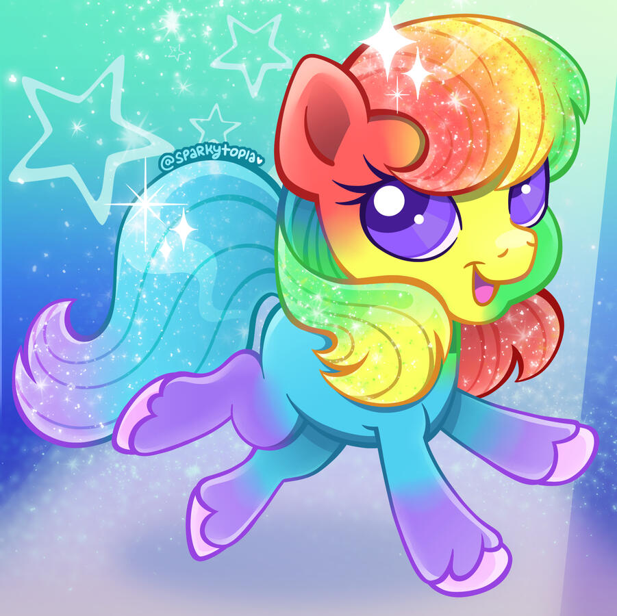 LPS Rainbow Horse