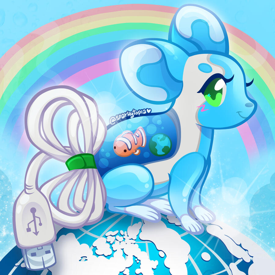 Bubble the Aquamouse