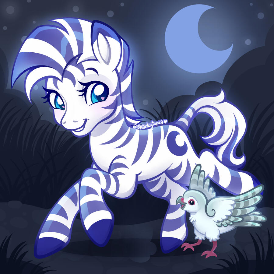 Fullbody Pony - Unnamed Zebra
